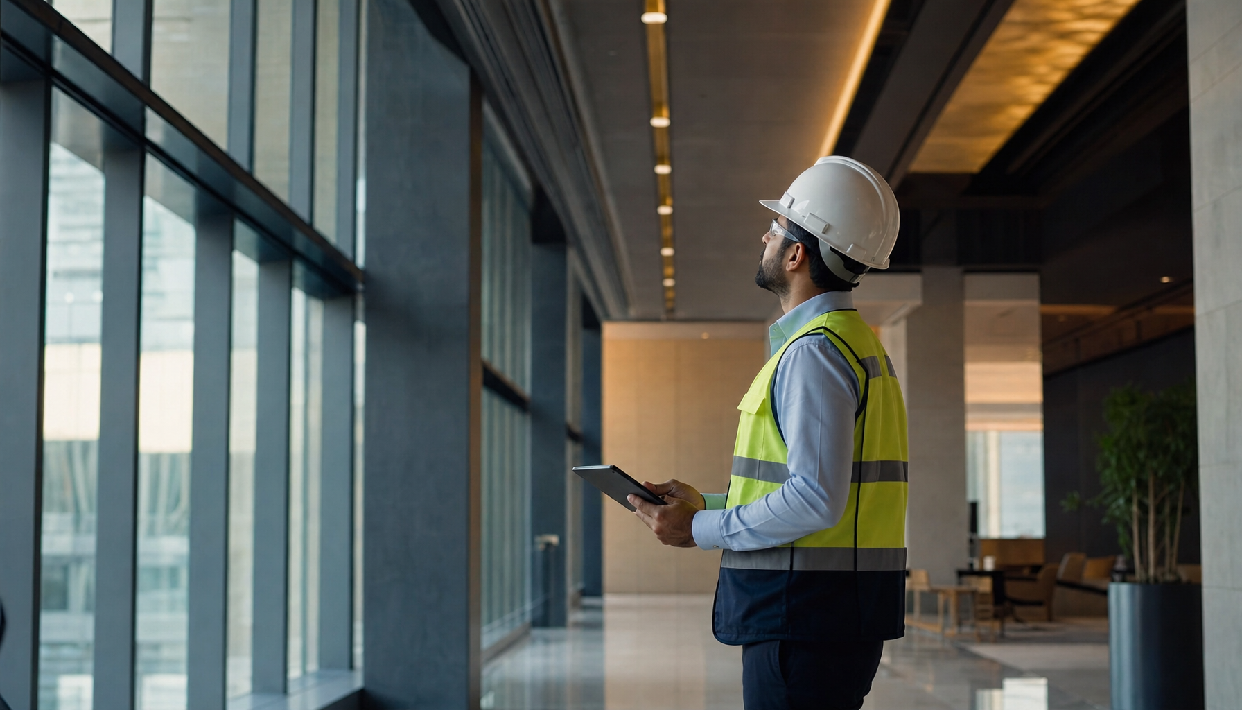 Illustrative facilities engineer at work